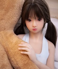 70 cm Torso de muñeca sexual rubio con cabeza y mano adorables - Masturbanda realista de TPE