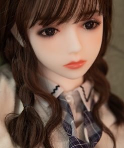 Zuki - Púpila de amor ultrarealista de estilo japonés de 148 cm, hecha de TPE y silicona, con rasgos delicados