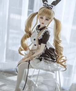 Jiminez - Figura de anime para adultos de sirvienta de silicona completa