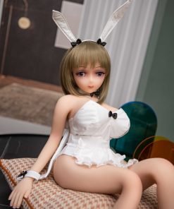 Rinoka - Muñeca adulta de figura anime de 70 cm de una linda niña con orejas de liebre