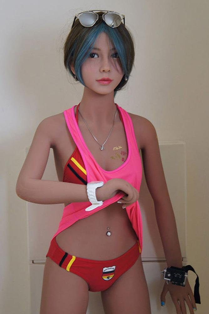 Usoa - Muñeca sexual de anime de 155 cm (5 pies) con senos pequeños, muñeca para acostarse - Imagen 6