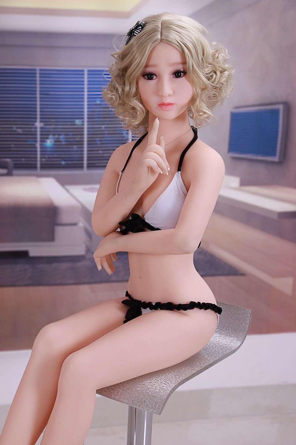 Anaya - Muñeca sexual realista de TPE de 135 cm con pechos pequeños - Imagen 24